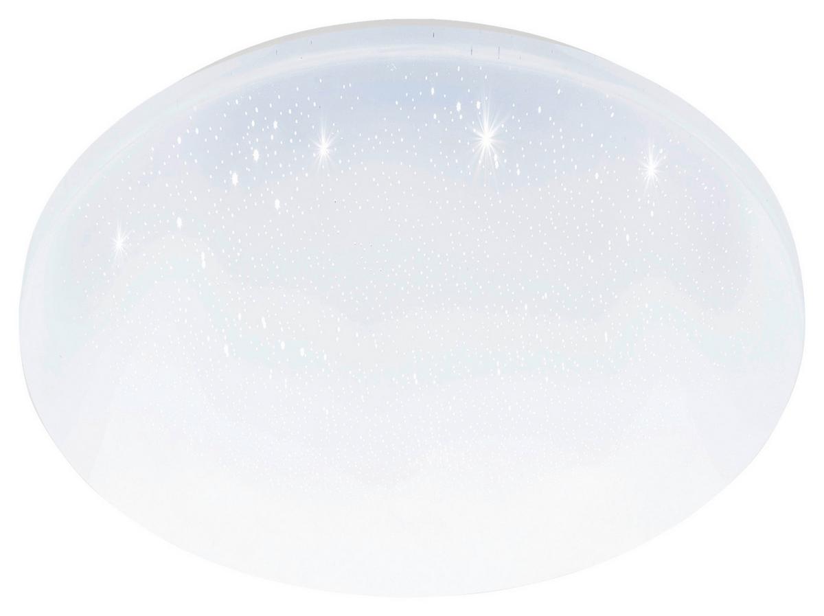 Led-deckenleuchte Pogliola-s Ø 31 Cm Mit Sternenhimmel - Weiß, Basics, Kunststoff/Metall (31/5,5cm)