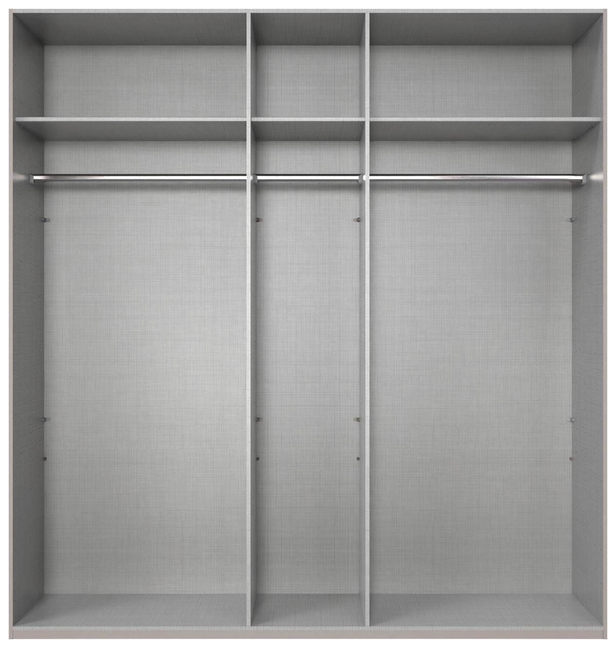 Drehtürenschrank New York Graphitfarben B:225cm - Graphitfarben, MODERN, Holzwerkstoff (225/236/58cm) - MID.YOU