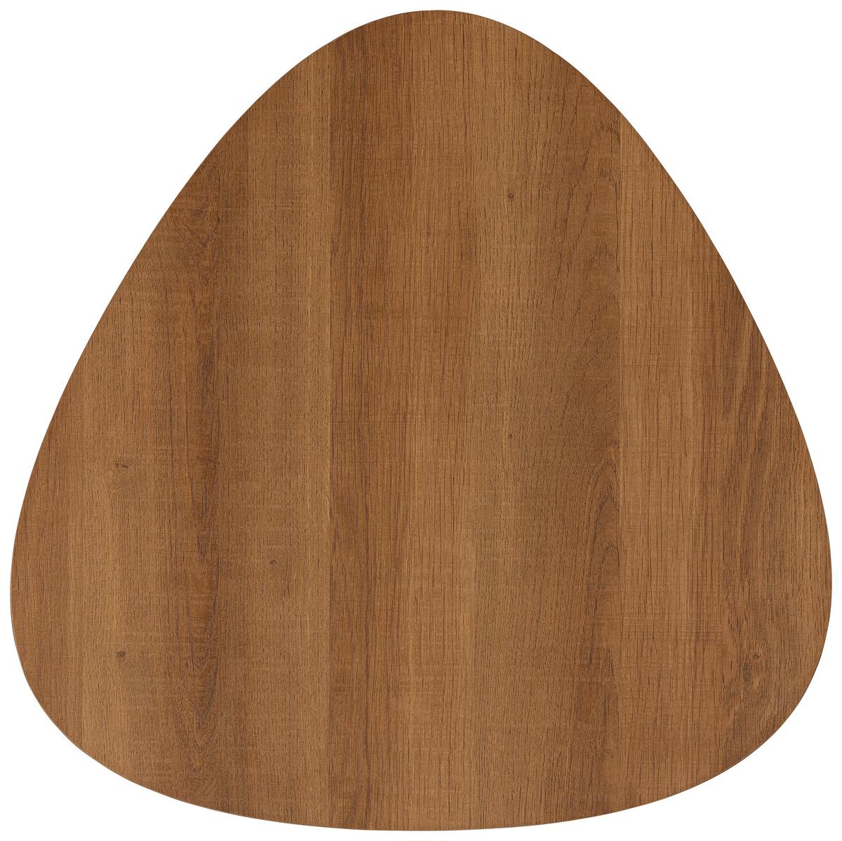ODKLÁDACÍ STOLEK BOLOGNA - černá/barvy dubu, Moderní, kov/kompozitní dřevo (48/48/48cm) - Mömax