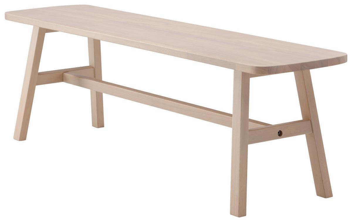 Sitzbank Hälsö - Weiß, Design, Holz (140/45/35cm) - Livetastic