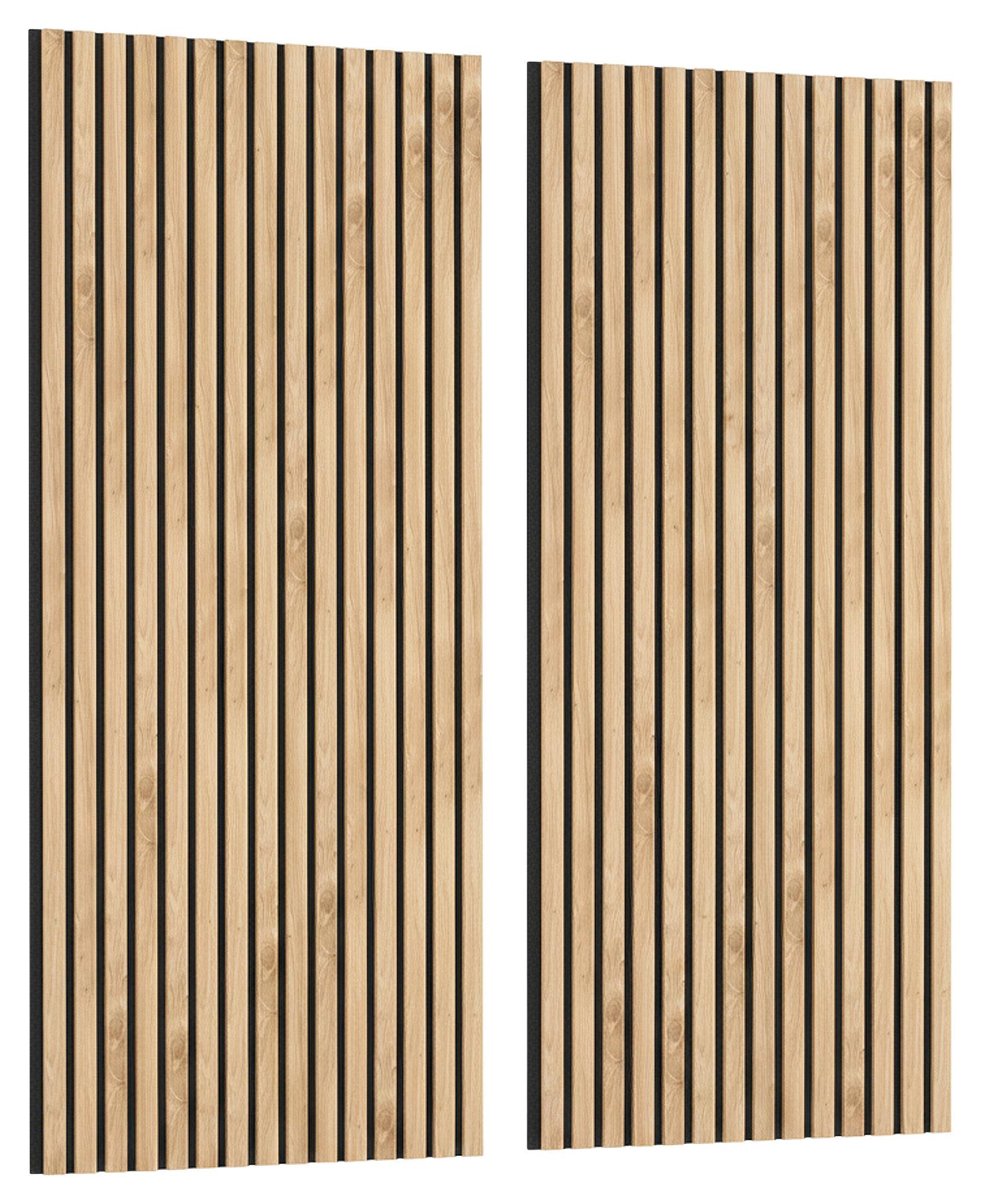 AKUSTICKÝ PANEL LUCIA -SB- - farba duba, Modern, kompozitné drevo/textil (60/120/1,5cm) - Mömax