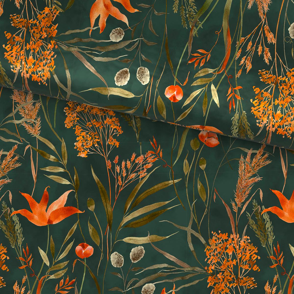 POVLEČENÍ NORA - zelená, Moderní, textil (140/200cm) - Mömax