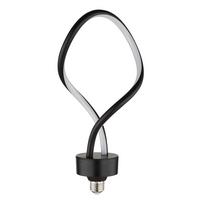 Leuchtmittel Opal/Schwarz 230V Metall/Kunststoff - Opal/Schwarz, Basics, Kunststoff/Metall (15,2/32,7cm) - Globo