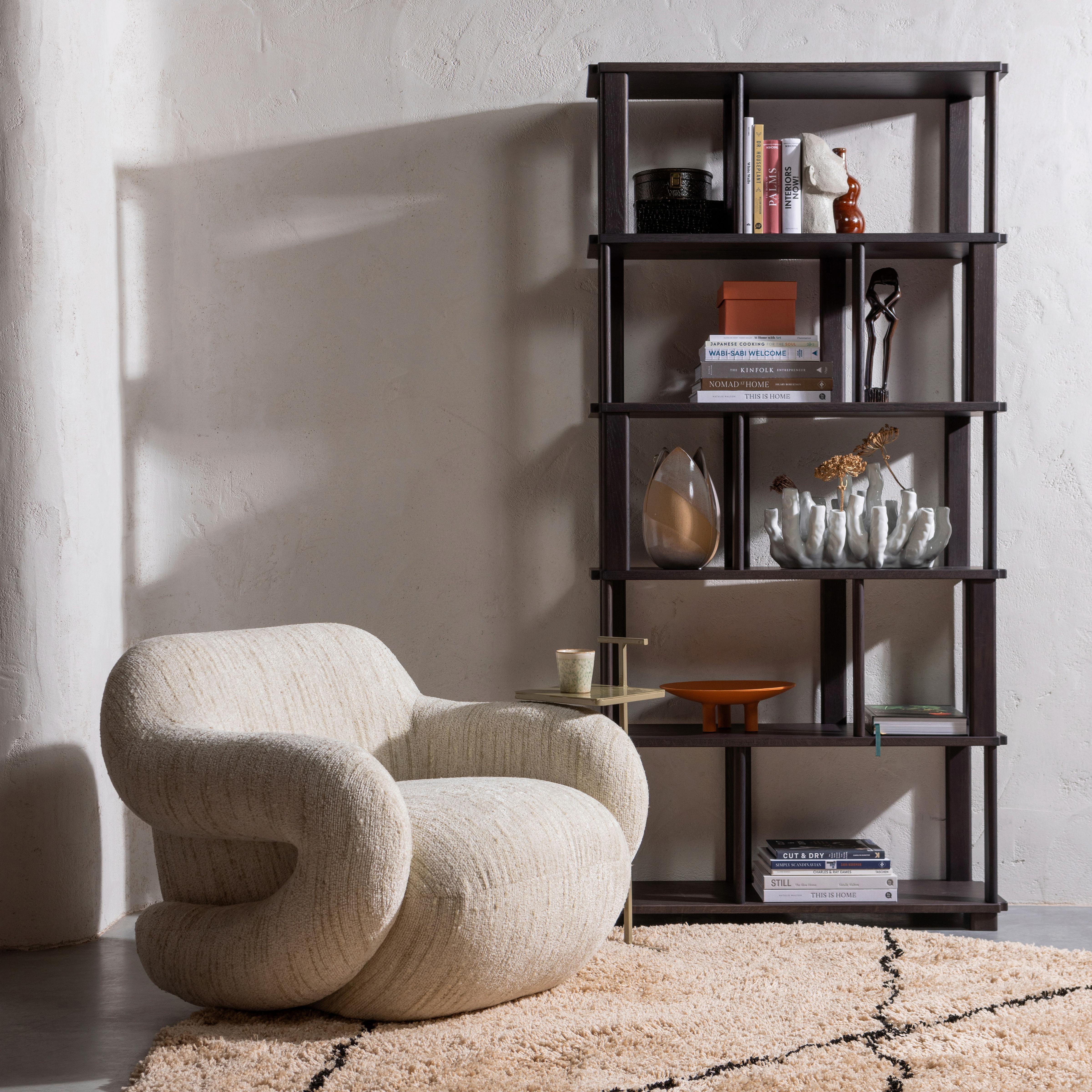 Sessel Folke Naturfarben B: 88cm - Schwarz/Naturfarben, Design, Textil (88/70/88cm) - Livetastic