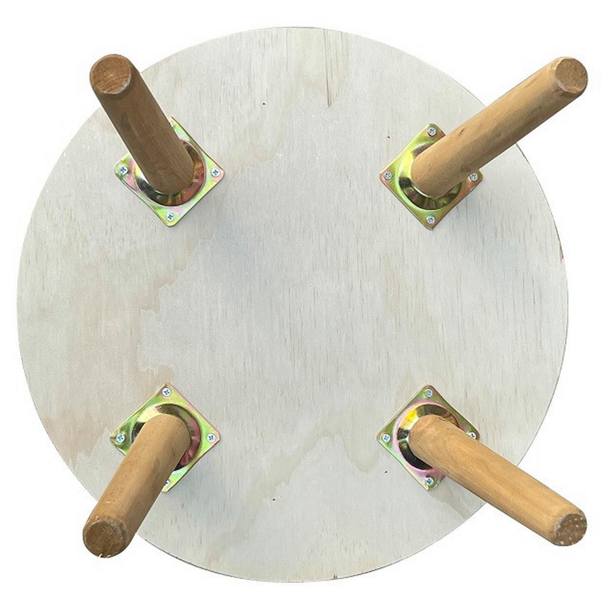 Nočný stolík SKANDY - prírodná farba, Modern, drevo/kompozitné drevo (40/65cm) - Premium Living