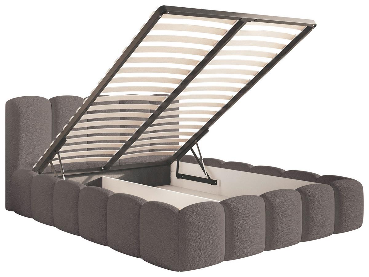 Polsterbett Artamide Dunkelgrau Lf: 160x200 Cm - Dunkelgrau, MODERN, Holz/Textil (160/200cm) - Livetastic