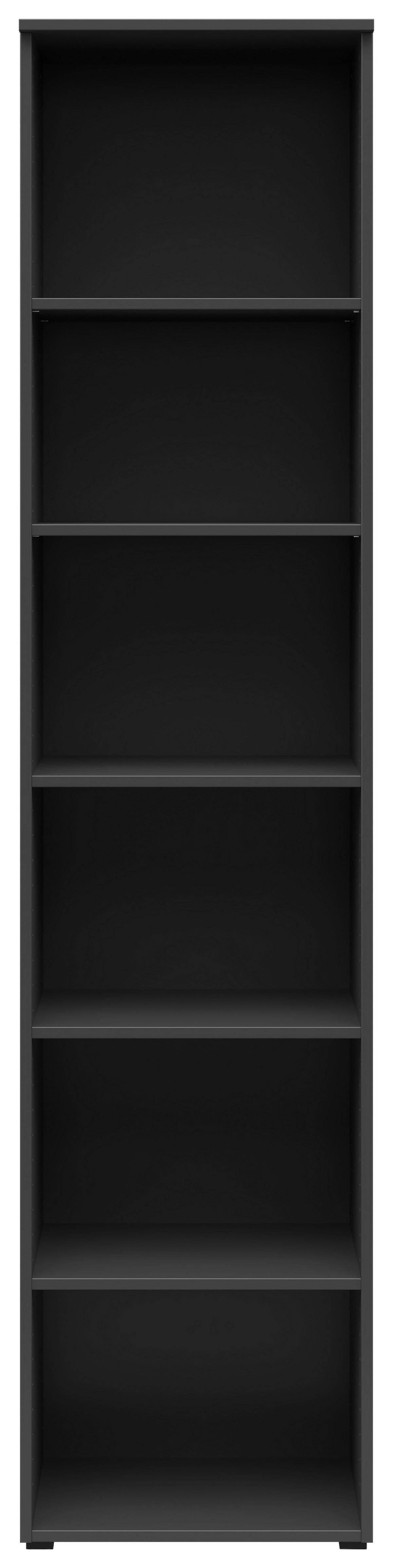 Polc Multistauraum - grafitszürke, Modern, faalapú anyag (45/195/40cm) - Carryhome