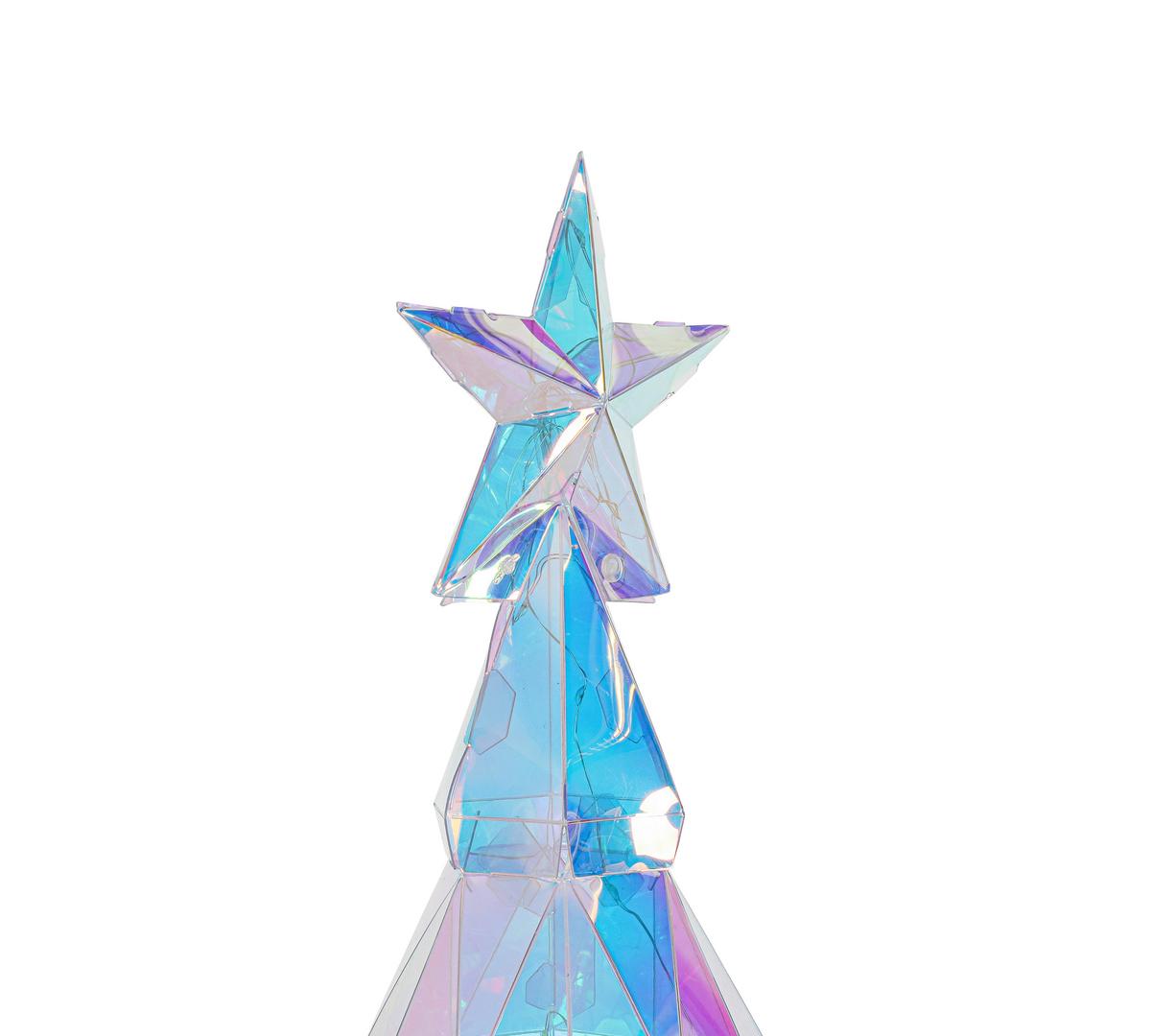 Led-dekoleuchte Sandro - Transparent, MODERN, Kunststoff (19/38cm) - Luca Bessoni