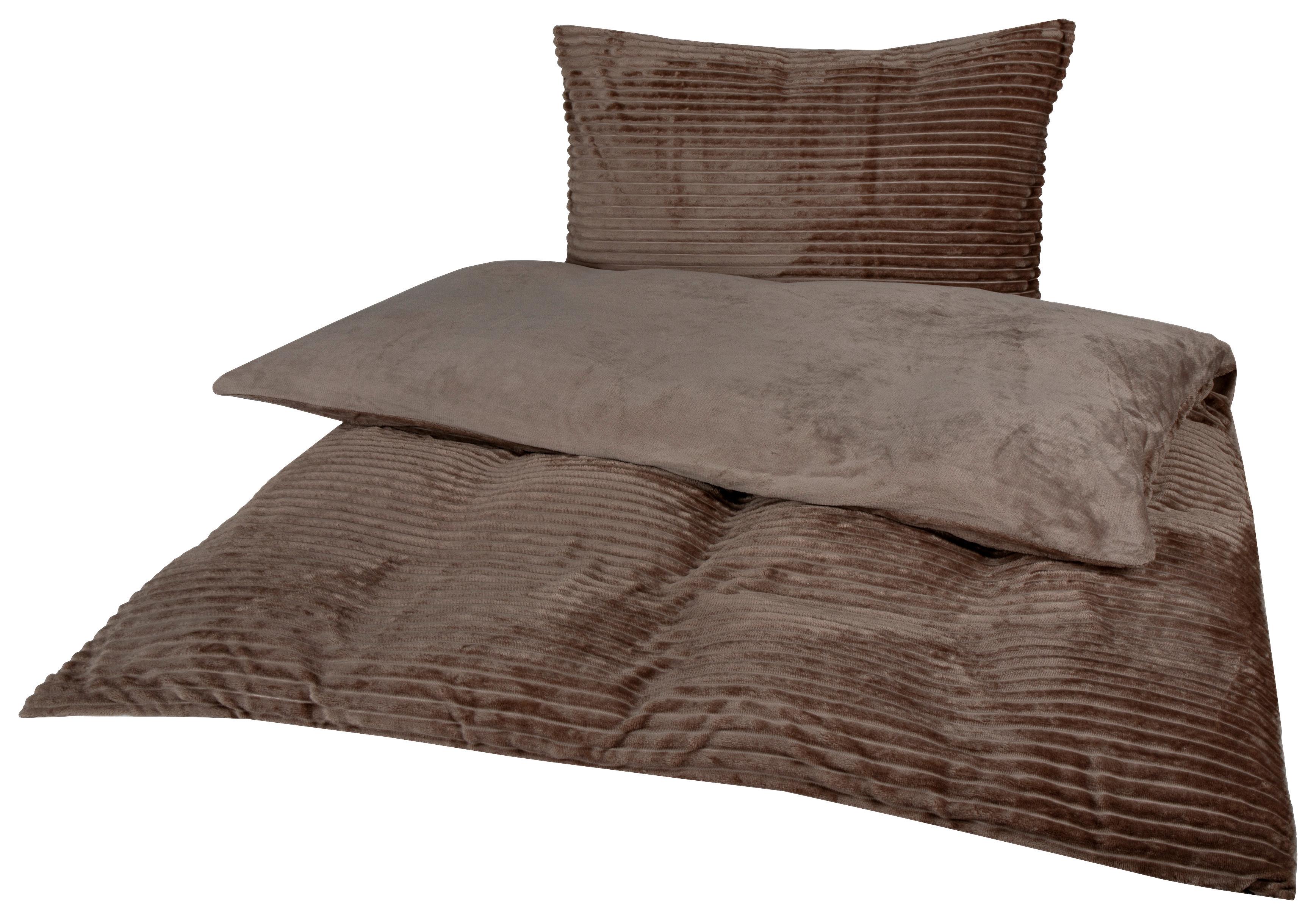 Bettwäsche 140x200 Cm Sina Taupe