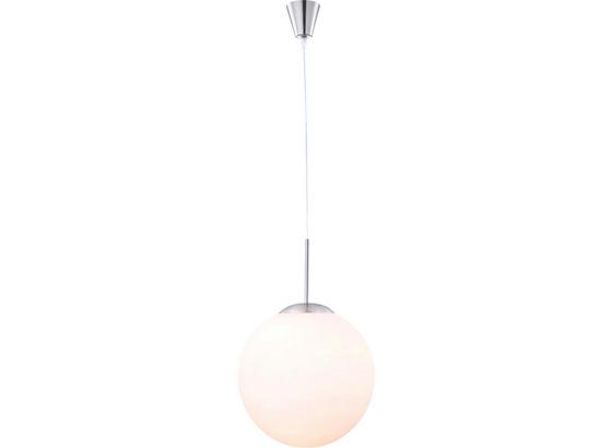 Hängeleuchte Uwe - Opal/Nickelfarben, MODERN, Glas/Metall (29/180cm) Hängeleuchte Uwe - Opal/Nickelfarben, MODERN, Glas/Metall (29/180cm)