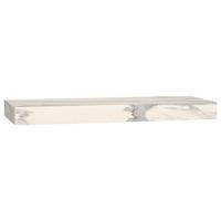 Wandkonsole Las Vegas Weiß Marmoroptik B: 120 cm - Weiß, MODERN, Holzwerkstoff (120/10/48cm) - Vertico