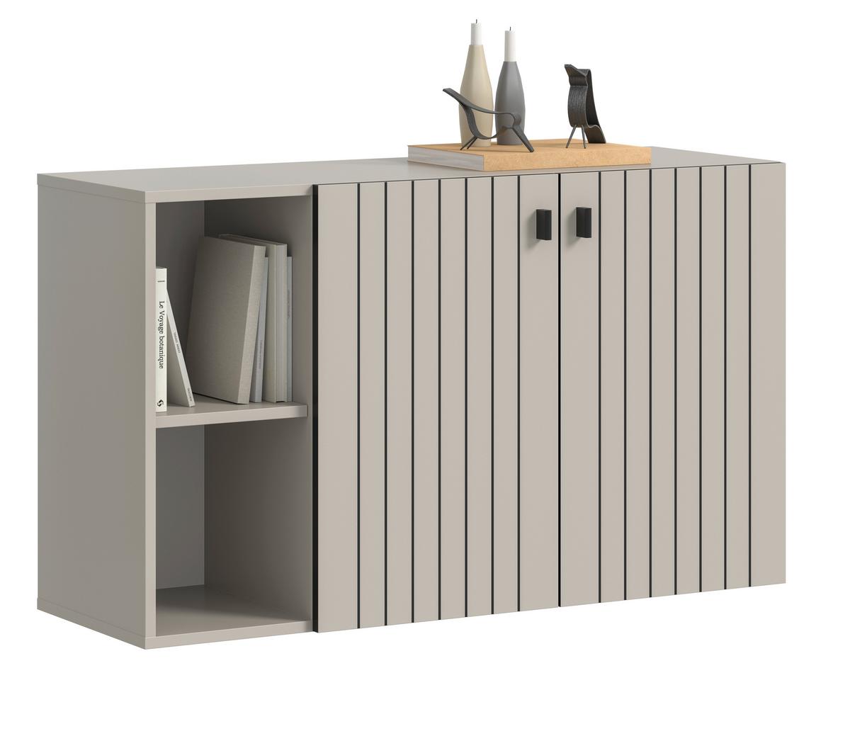 Schuhschrank Station Kaschmir B: 106cm - Kaschmir, Design, Holzwerkstoff (106/63/37cm) - MID.YOU