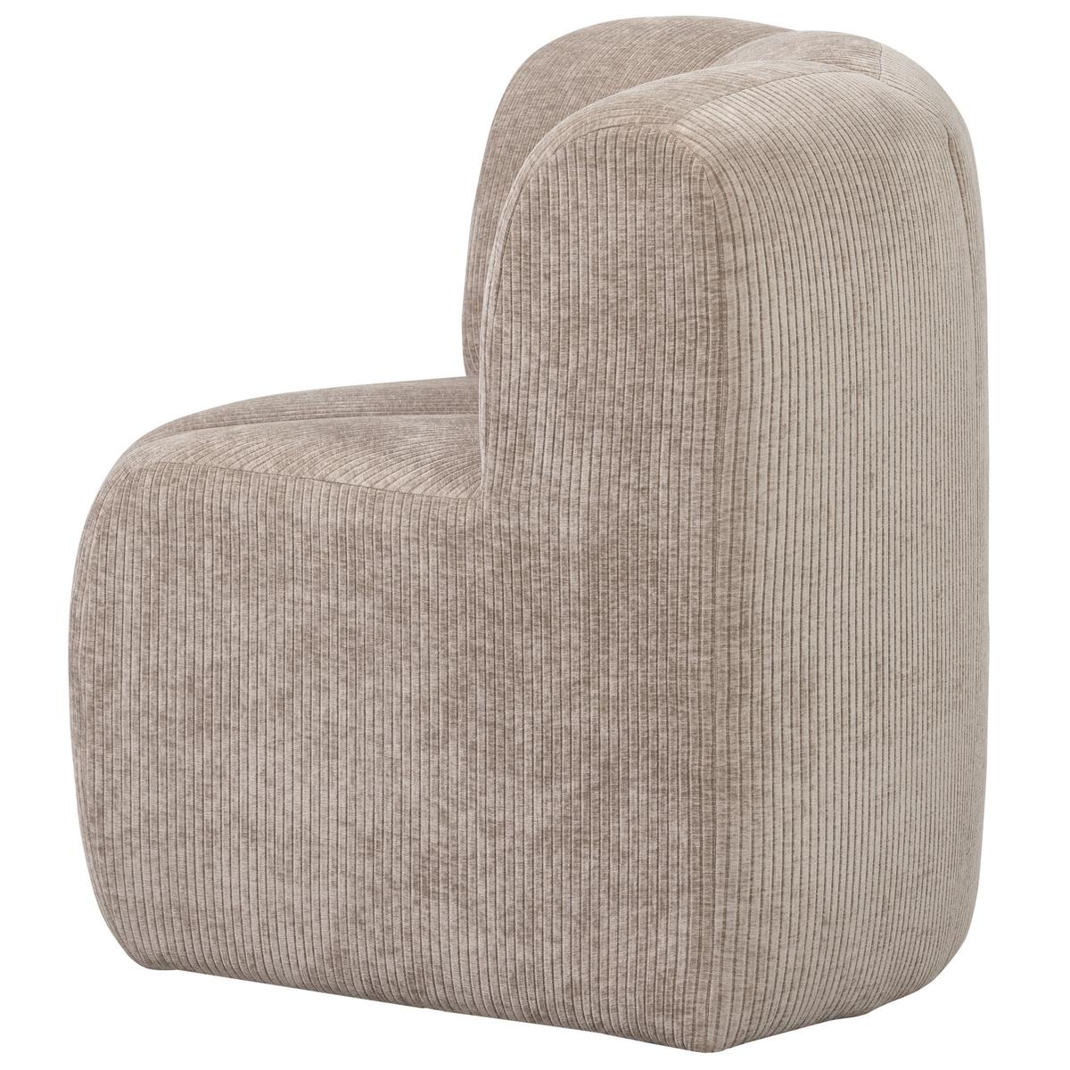 Eckbank Mojo Sandfarben B: 83cm - Sandfarben/Schwarz, MODERN, Textil (83/83/83cm) - Livetastic