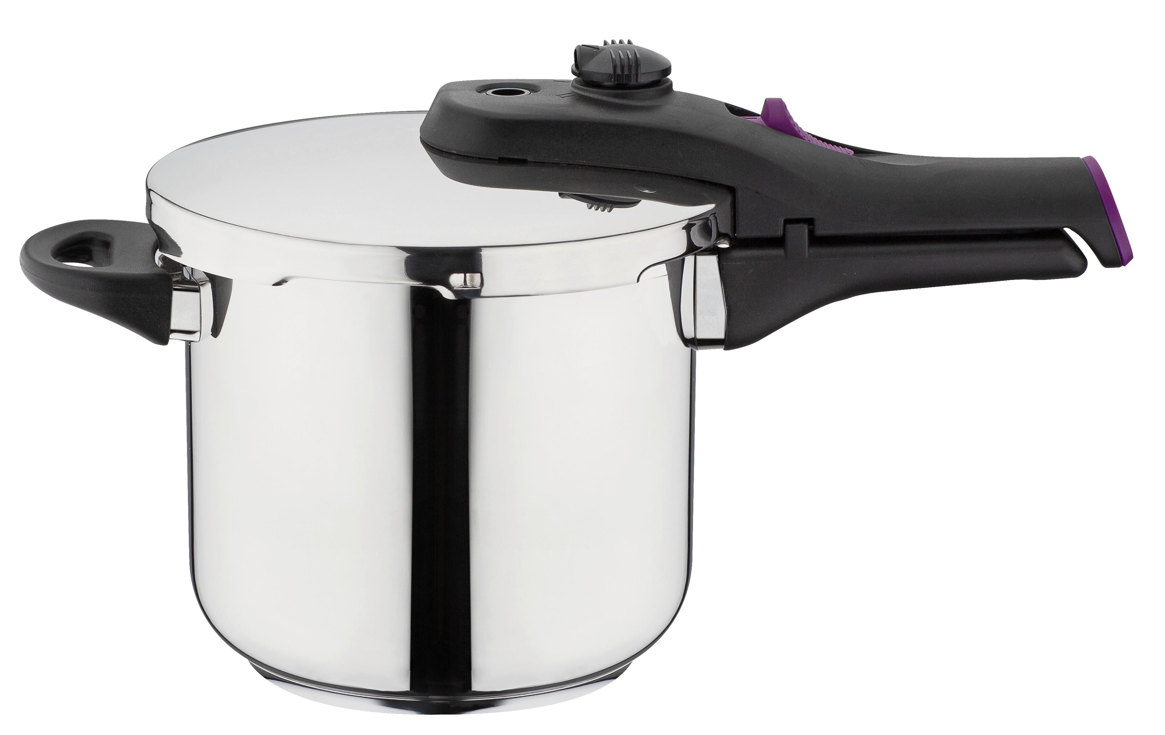 Schnellkochtopf Metall, Silberfarben, D:18cm - Silberfarben, Basics, Metall (18cm) - GSW