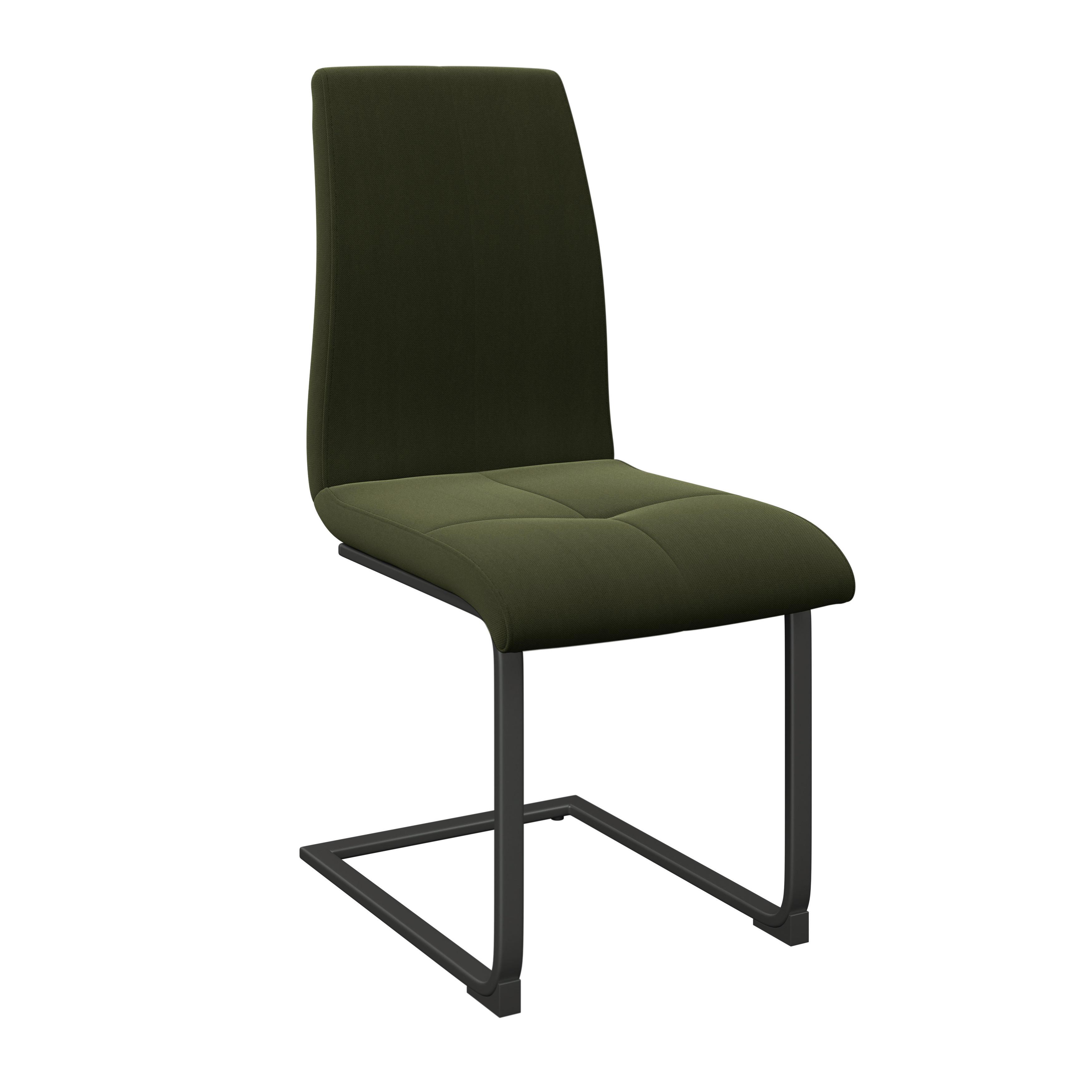 Schwingstuhl Tristan Webstoff moosgrün, B: 41cm
