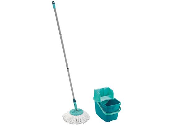 Bodenreinigungsset Combi Disc Mop - Silberfarben/Weiß, MODERN, Kunststoff/Textil - Leifheit Bodenreinigungsset Combi Disc Mop - Silberfarben/Weiß, MODERN, Kunststoff/Textil - Leifheit