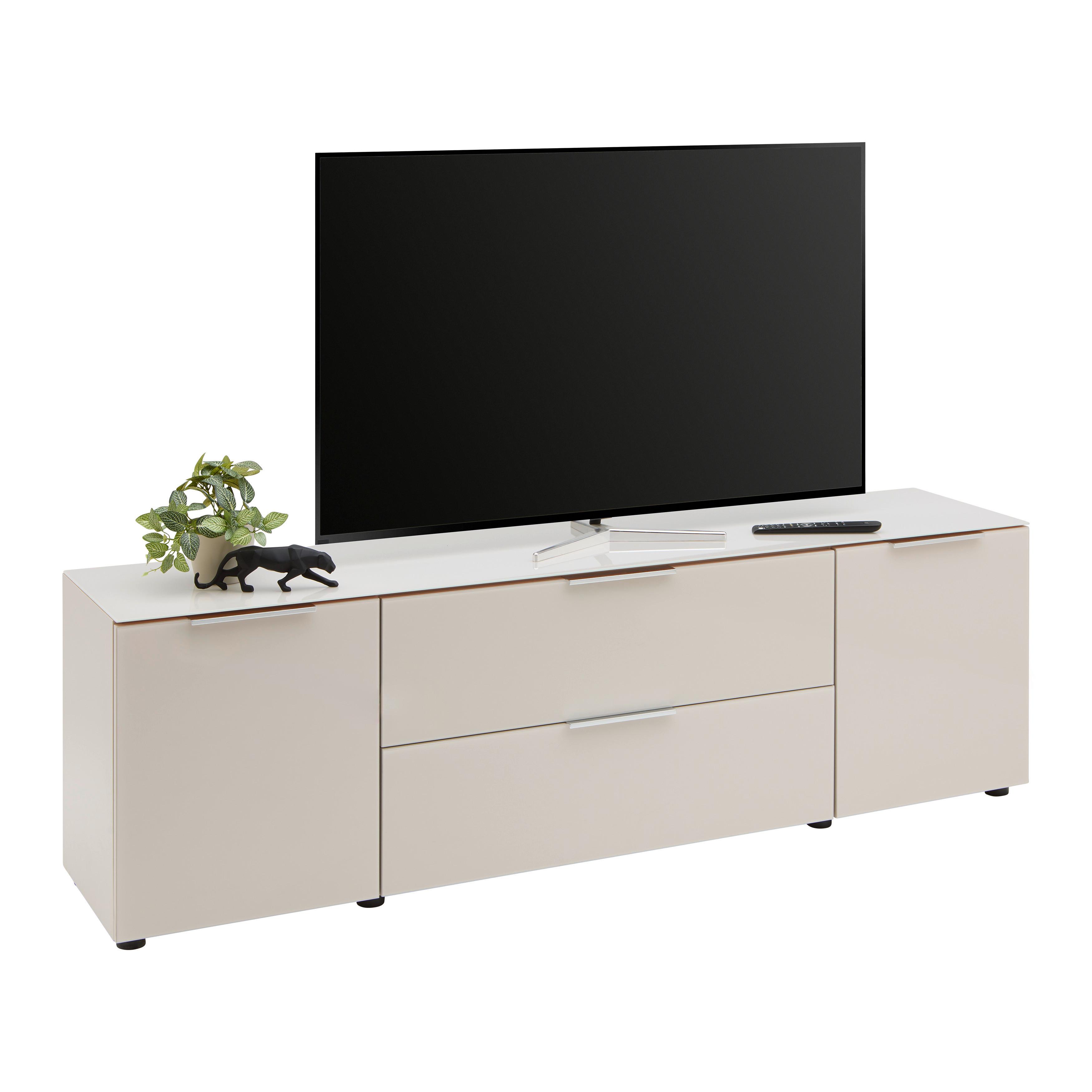 Lowboard Siena Kaschmir - černá/kašmírová, Moderní, kov/kompozitní dřevo (180/55/40cm) - Mömax