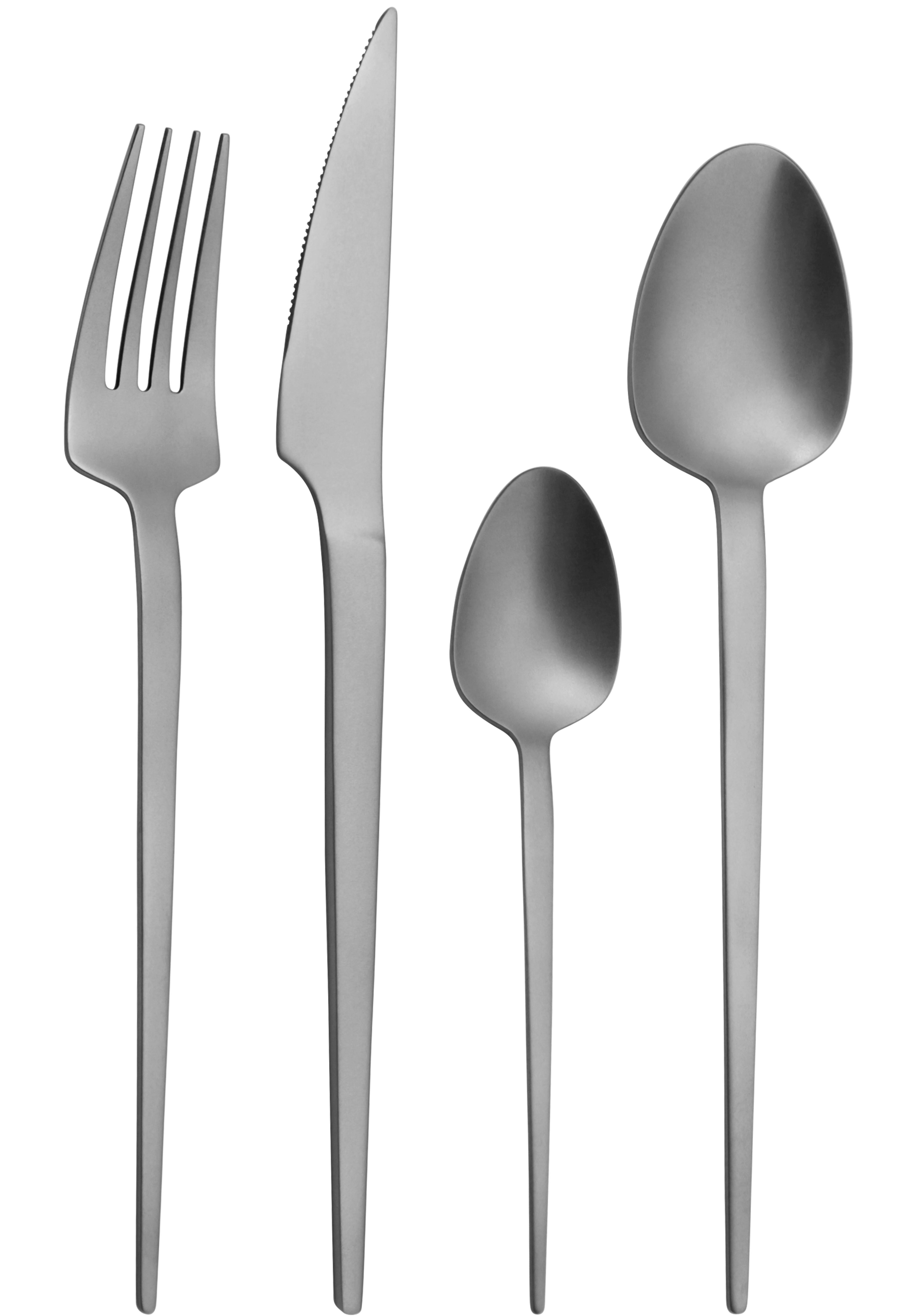 Sada příborů 16-dílná - barvy nerez oceli, Moderní, kov - Modern Living