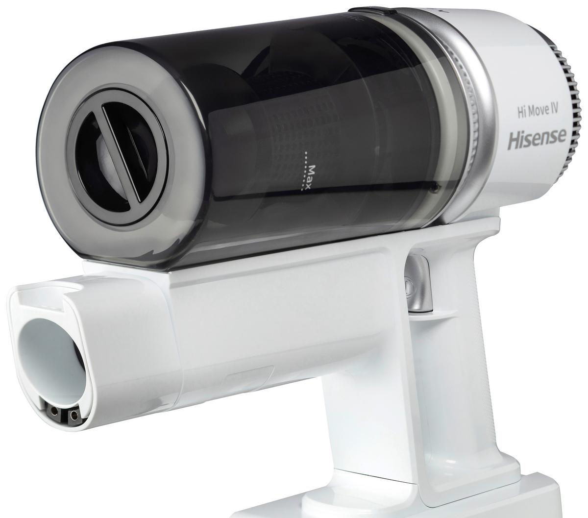 Akku-Handstaubsauger Weiß, 110w, 0,5 Liter - Weiß, Basics, Kunststoff/Metall (25/111,2/25,5cm) - Hisense