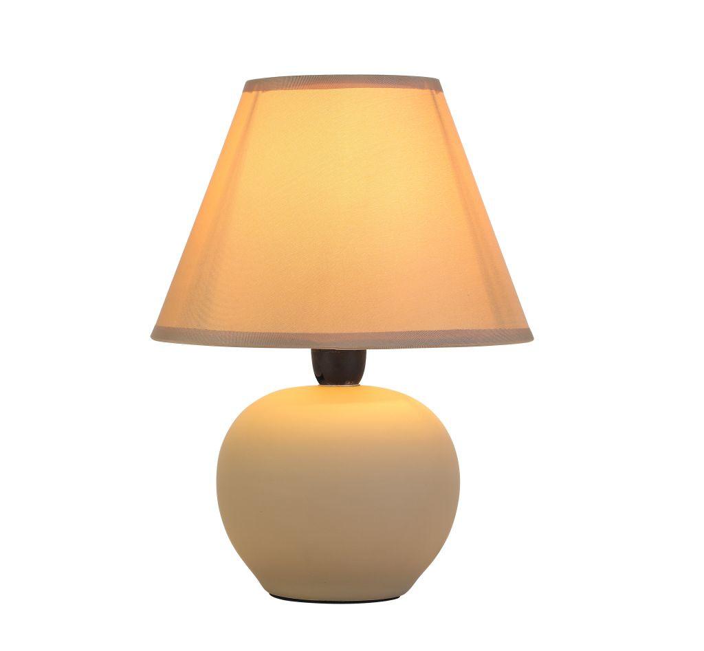 James Wood Tischlampe Cindy Beige Mit Schnurschalter