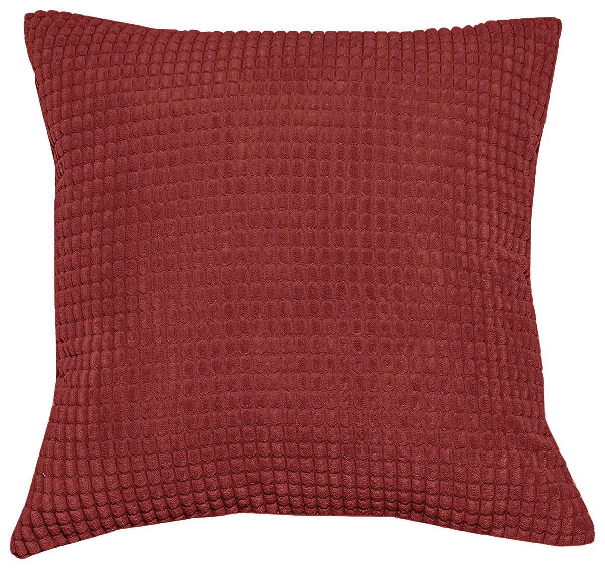 Díszpárna Halina Kb. 45/45cm - bordó, Modern, textil (45/45cm) - Luca Bessoni