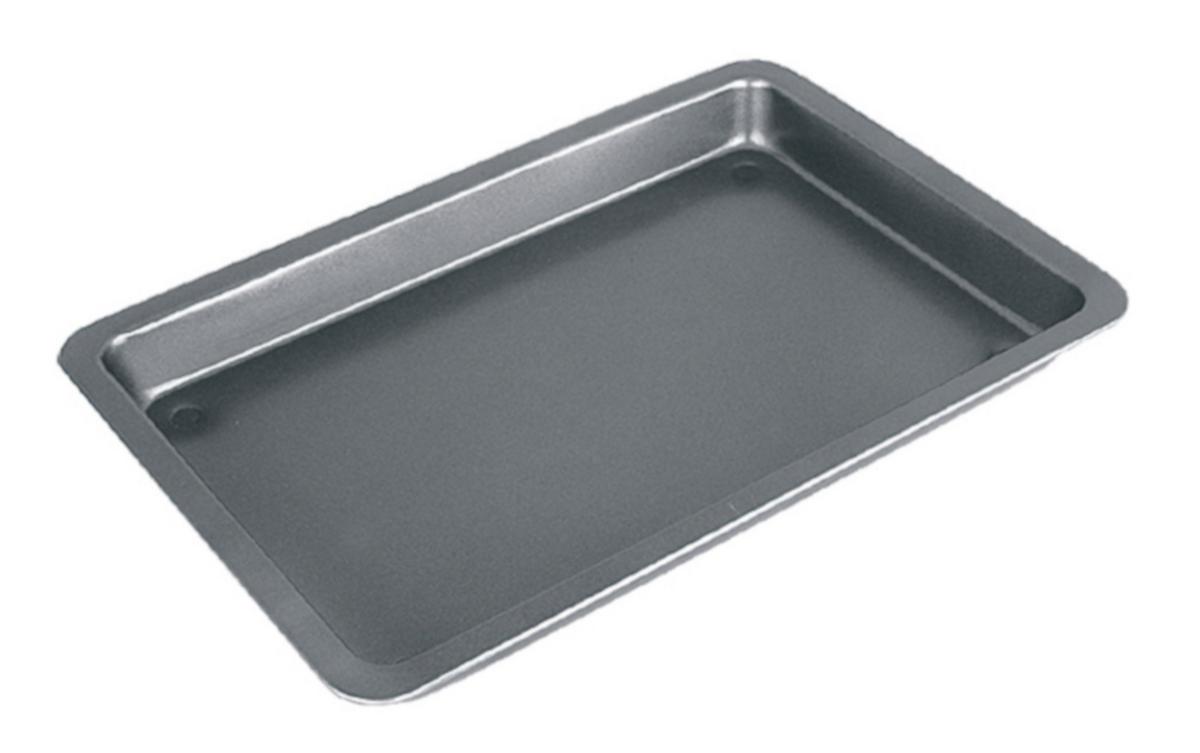 Backblech Aus Carbonstahl Rita LxBxH: ca. 42,3x29,2x3,7 cm - Grau, ROMANTIK / LANDHAUS, Metall (42,3/29,2/3,7cm) - James Wood