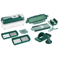 Küchenhelfer-Set Nicer Dicer Smart Julietti 11 -Teilig. - Türkis/Grün, Basics, Kunststoff/Metall - Genius