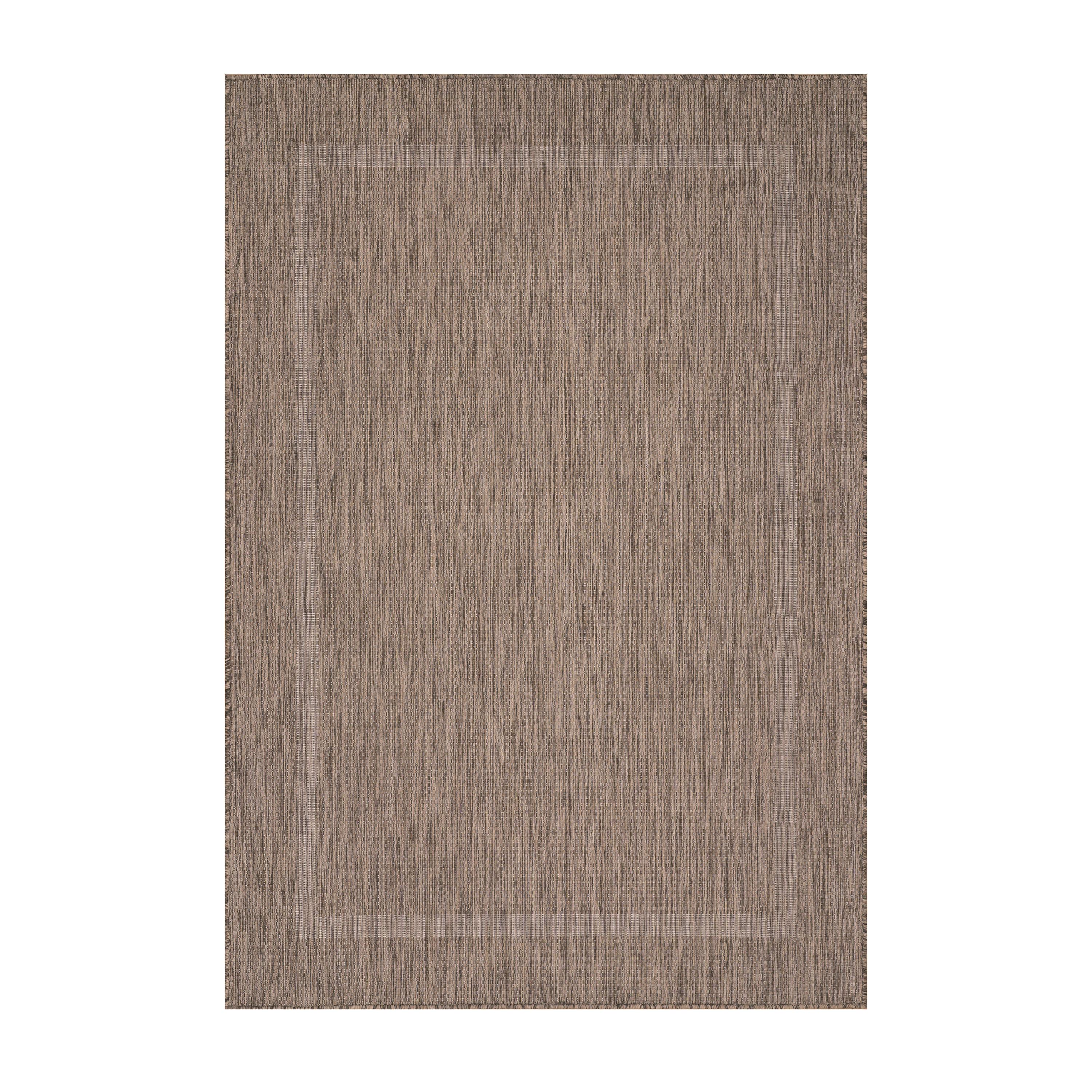 Flachwebteppich Relax - Braun, Basics, Textil (60/100cm) - Novel