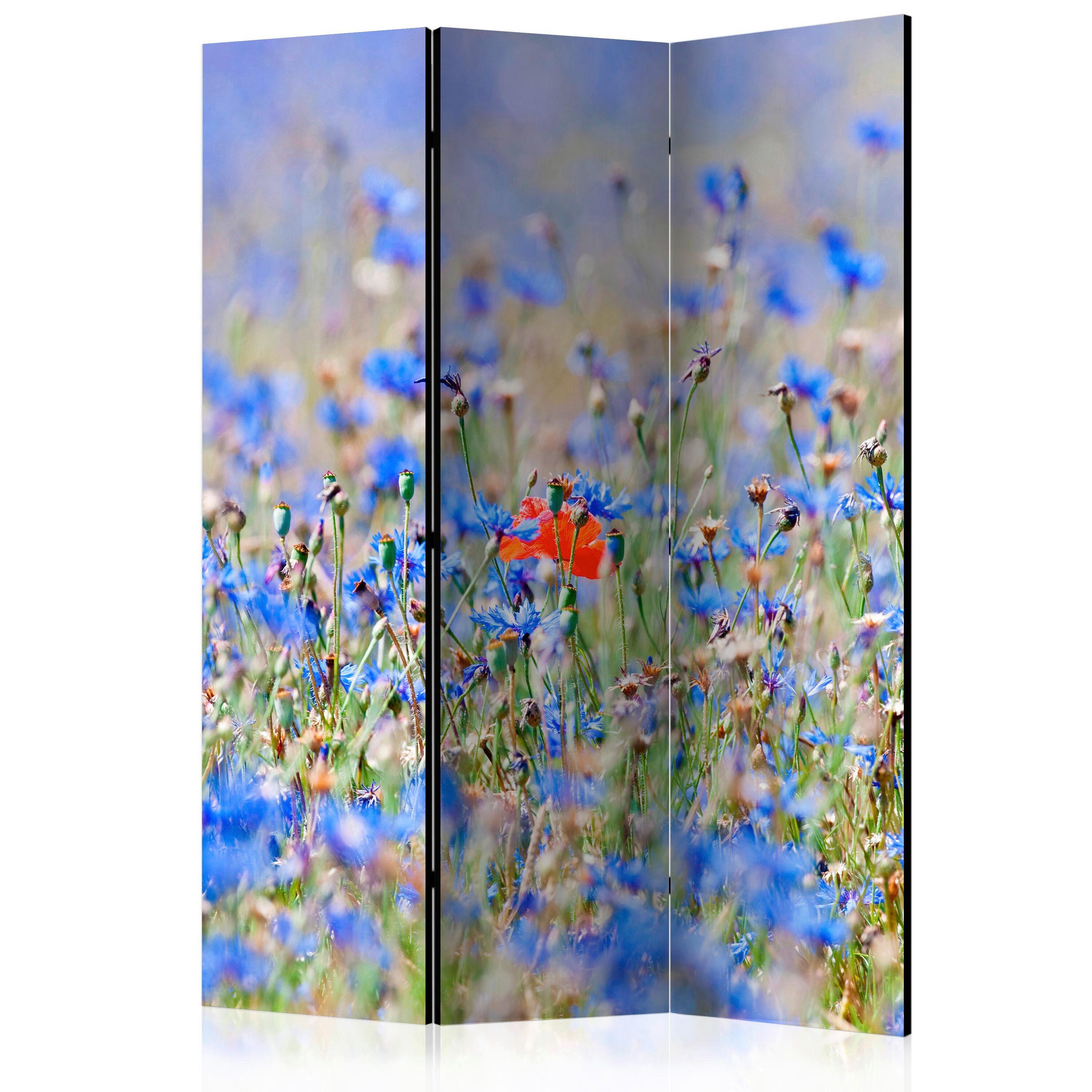 Paravent Hellblau Hellgrün B: 135 Cm