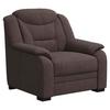 Sessel Marcus Braun B: 97 Cm - Schwarz/Braun, Basics, Textil (97/99/99cm) - MID.YOU