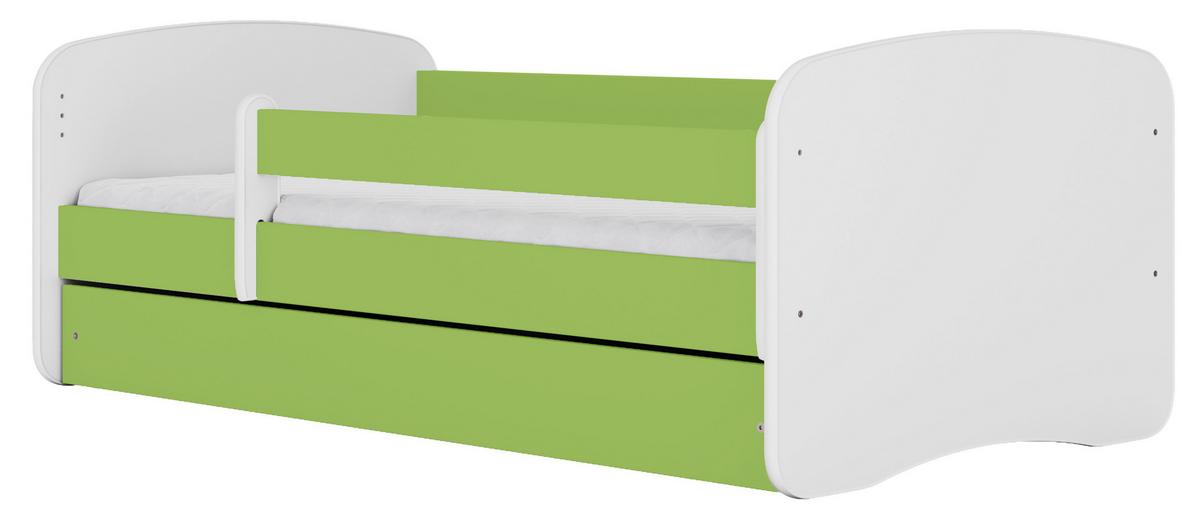 Kinder-/Juniorbett Babydreams inkl. Matratze 80x160 - Birkefarben/Weiß, MODERN, Holz/Holzwerkstoff (80/160cm) - MID.YOU