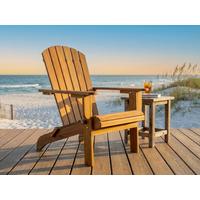 Garten-Relaxsessel Holz, Akazie - Akaziefarben, Basics, Holz (84/69/93cm) - Prestige Home
