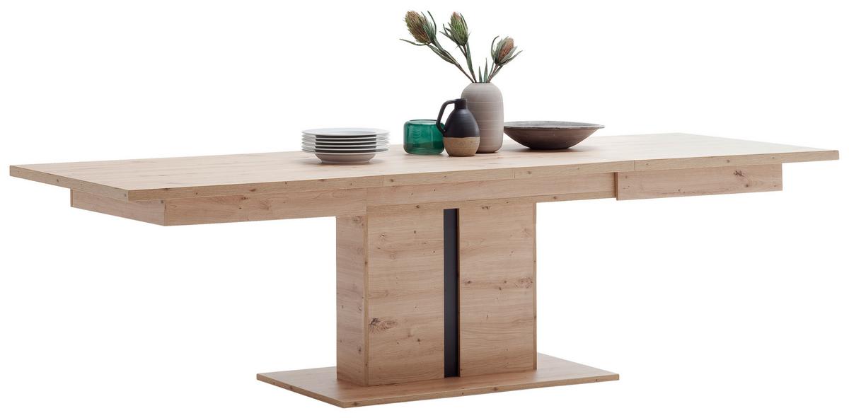 Esstisch ausziehbar Buenos Aires 180-280x100 cm - Eichefarben/Anthrazit, Design, Holzwerkstoff (180-280/100/77cm) - MID.YOU