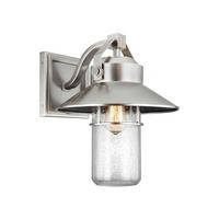 Außenwandleuchte Fe-Boynton2-L - Grau, KONVENTIONELL, Glas/Kunststoff (31.6/36,5/39cm) - Elstead Lighting