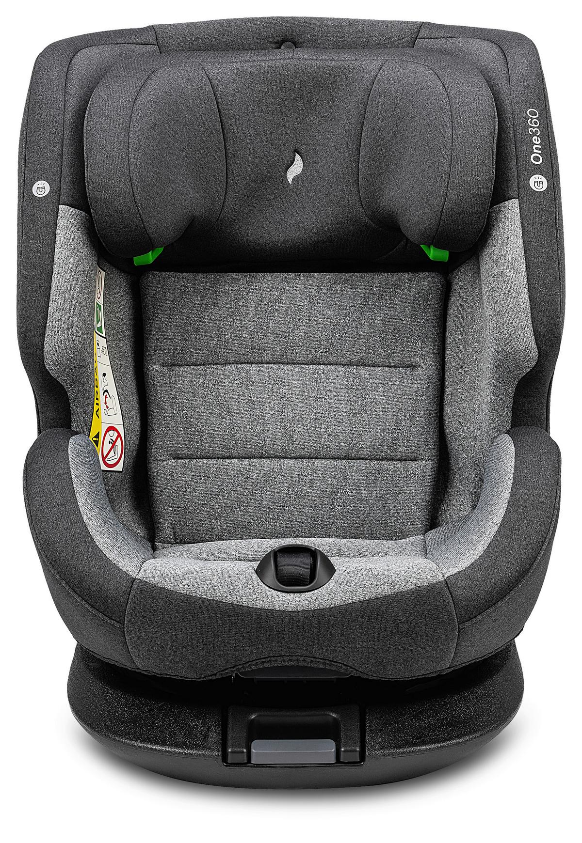 Reboarder-kindersitz One360 S - Dunkelgrau/Hellgrau, Basics, Kunststoff/Textil (43/58/48cm) - Osann