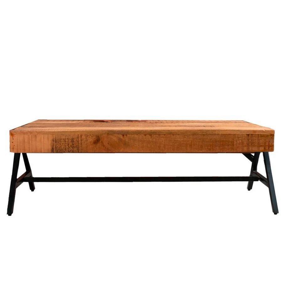 Couchtisch Orlando Braun/schwarz, 70 Cm - Schwarz/Braun, MODERN, Holz/Metall (70/40/120cm) - MID.YOU