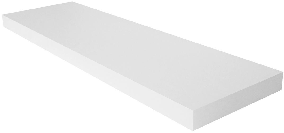 Falipolc Giga - fehér, Modern, faalapú anyag (80/3,8/23,50cm)