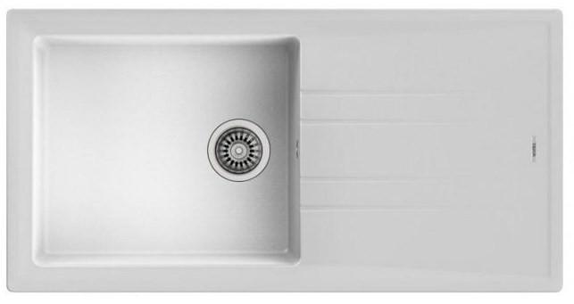 Granitový drez Teka Stone 60 L-TG - biela, Modern, kameň (100/51cm) - Teka