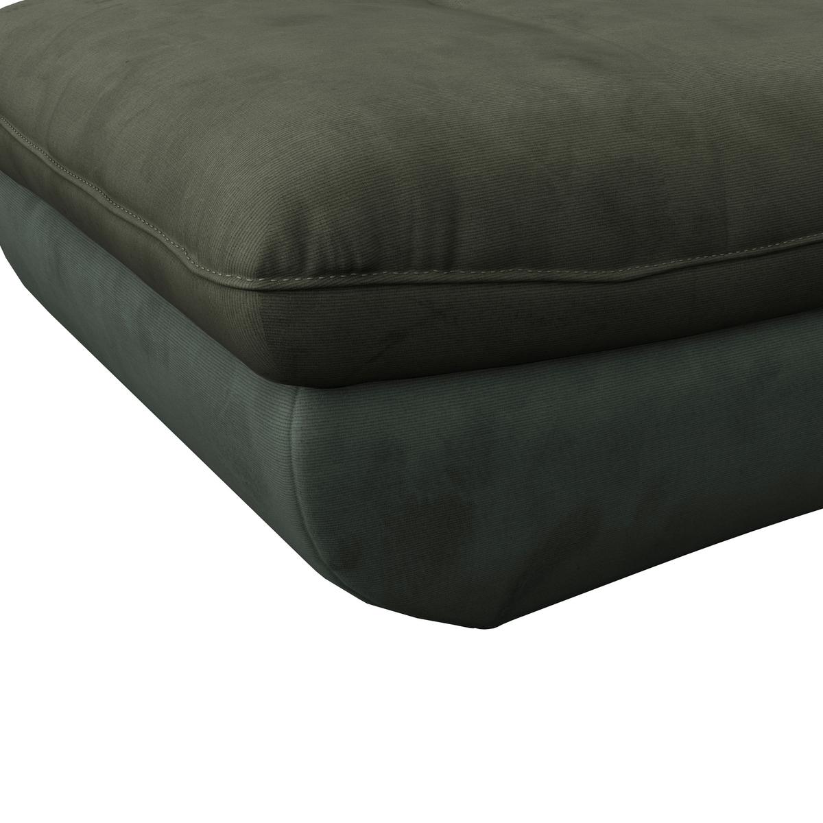 TABURET PARK - černá/světle zelená, Moderní, textil/plast (107/75cm) - Luca Bessoni