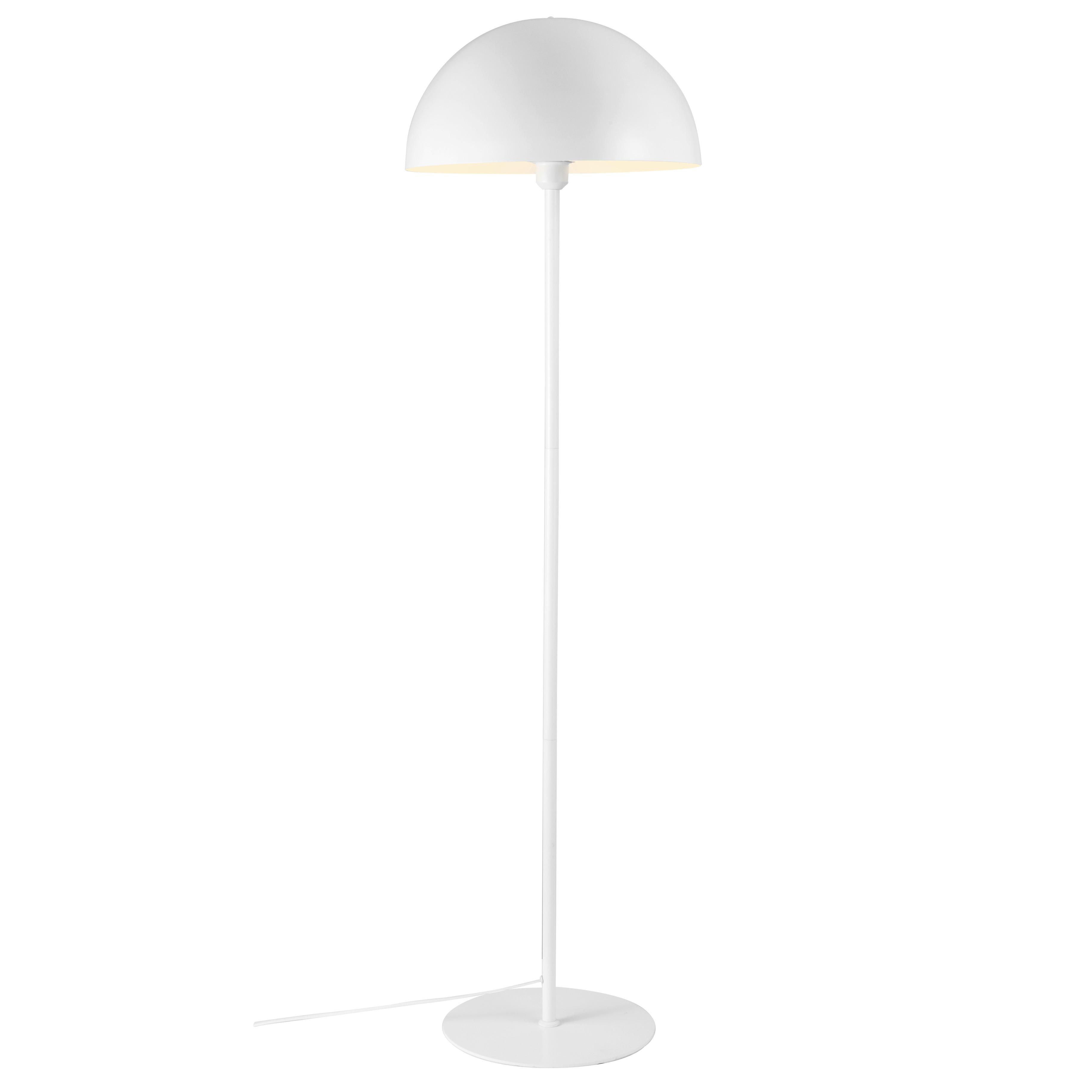 Stehleuchte Ellen Weiß D: 40 cm - Weiß, Basics, Metall (40/140cm) - Nordlux
