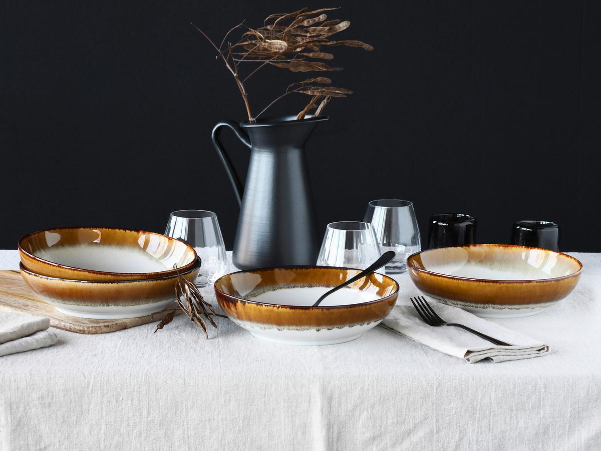 Schüsselset Cascade Steinzeug 4-Teilig - Design, Keramik - Creatable