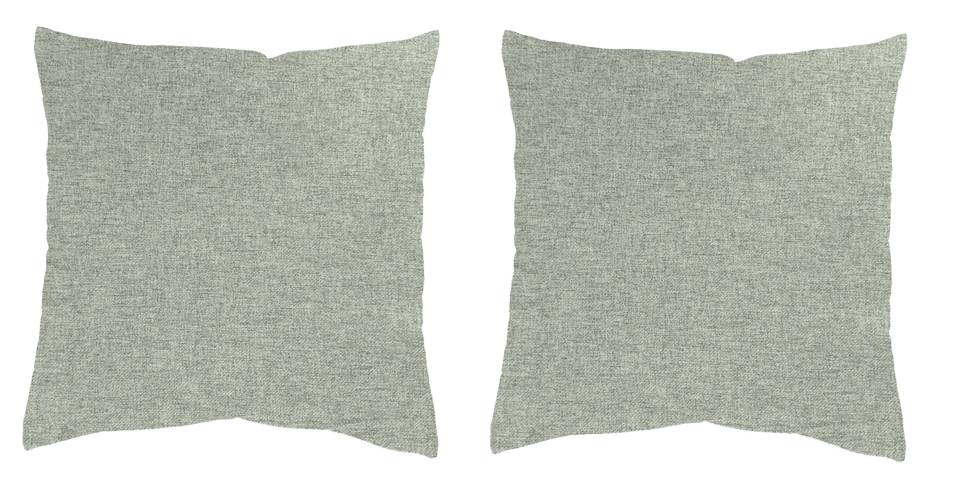 KISSENHÜLLEN-SET LUCIO - Salbeigrün, Basics, Textil (40/40cm)
