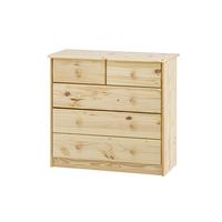 Kommode Naturfarben B: 81cm - Naturfarben, Natur, Holz (81/75/35cm) - Livetastic