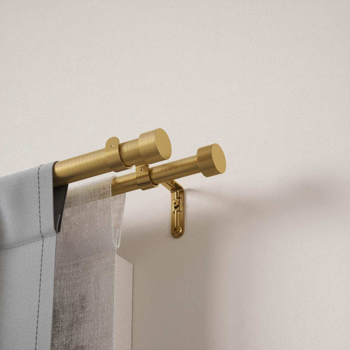 ZÁVESOVÁ TYČ CAPPA - mosadzná, Konventionell, kov (170cm) - Umbra