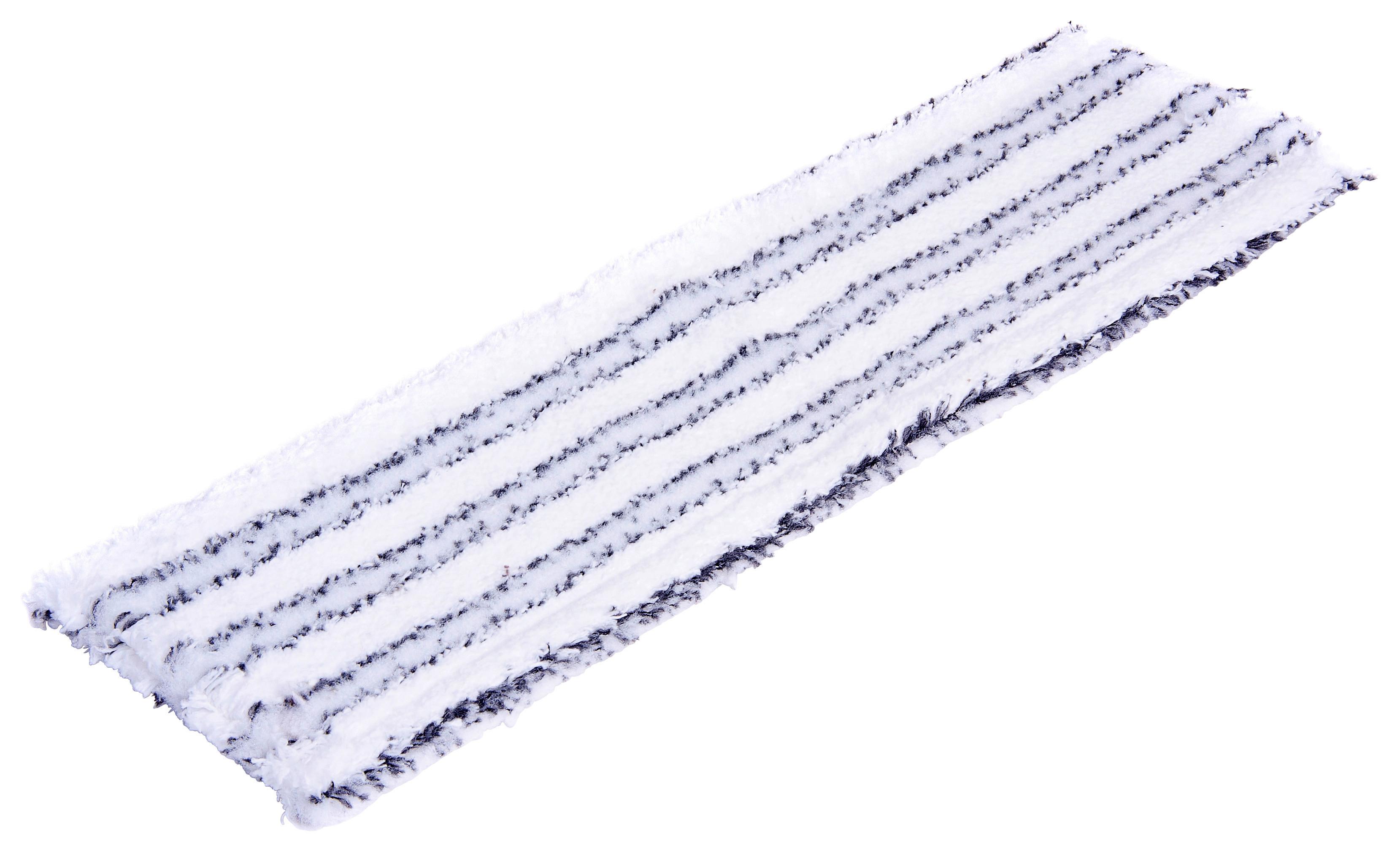 Wischbezug Power Wischbreite: 26 Cm Mikrofaser - Dunkelgrau/Weiß, KONVENTIONELL, Textil (14/26cm) - Ondega