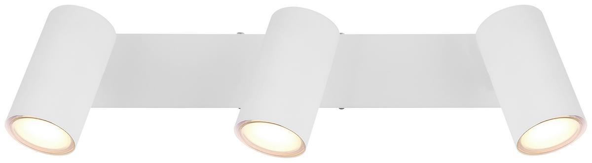 BODOVÉ SVIETIDLO WITMO2 - biela/chrómová, Modern, kov (43/6/12cm) - Mömax