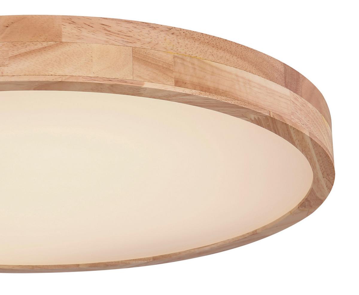 Led Mennyezeti Lámpa 41745-48 Rainer - natúr színű/fehér, Natur, műanyag/fém (60/10,5cm)
