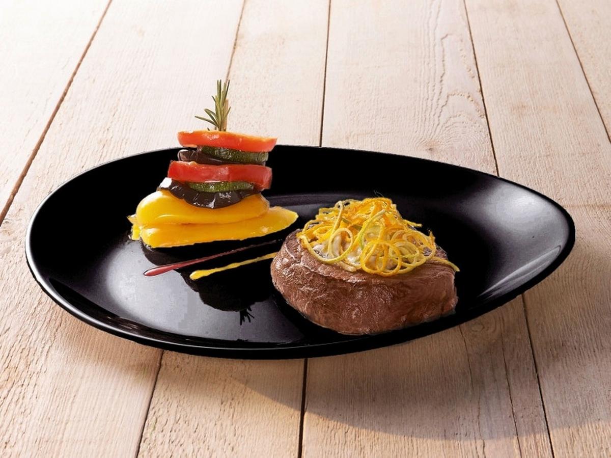 Steakteller Italien Party Schwarz 6--Teilig - Schwarz, Basics, Glas - Creatable