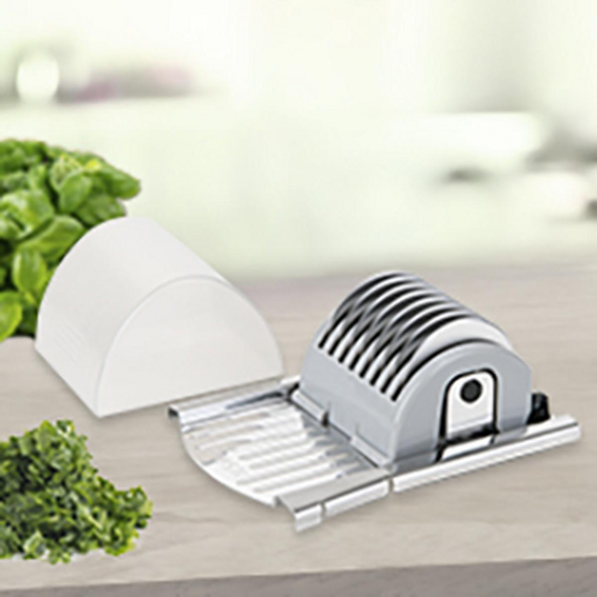 Kräuterrolle Nicer Dicer Speed Edelstahl/Kunststoff - Silberfarben, Basics, Kunststoff/Metall - Genius