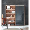 Office Edition B:1730cmsonoma Eiche/Anthrazit - Anthrazit Hochglanz/Sonoma Eiche, MODERN, Holzwerkstoff (173/186/33cm) - MID.YOU